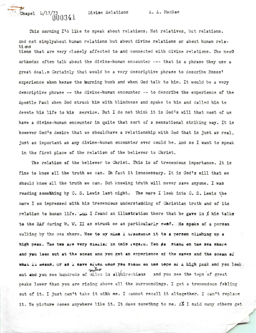 Page One