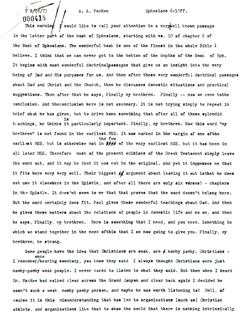 Page One