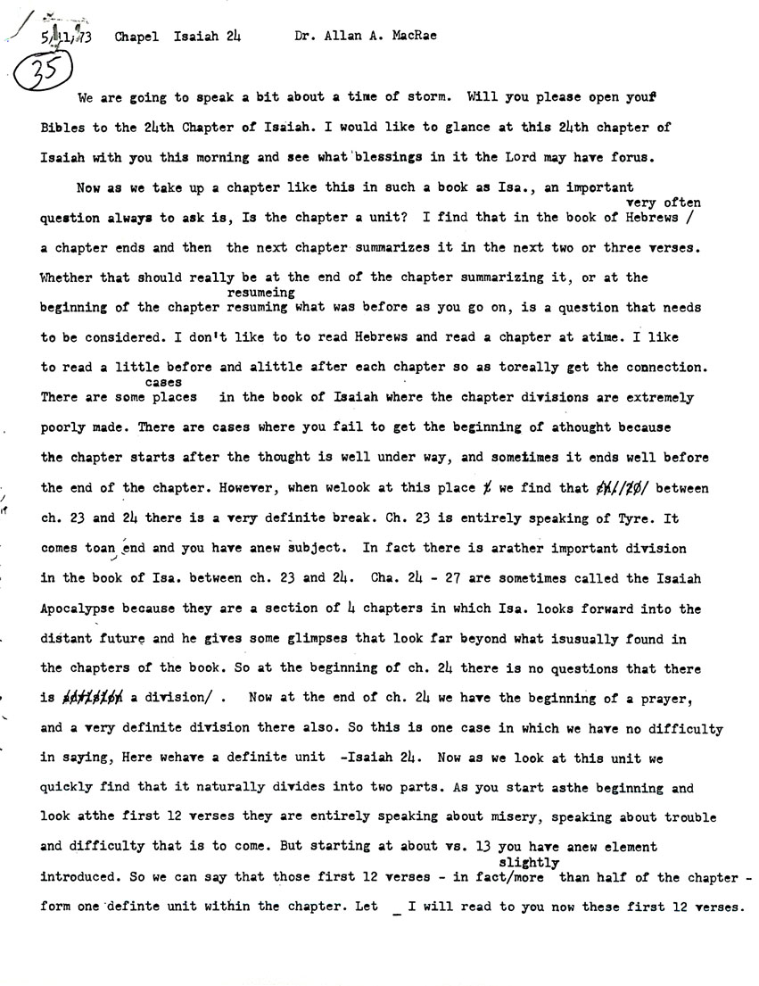 Page One