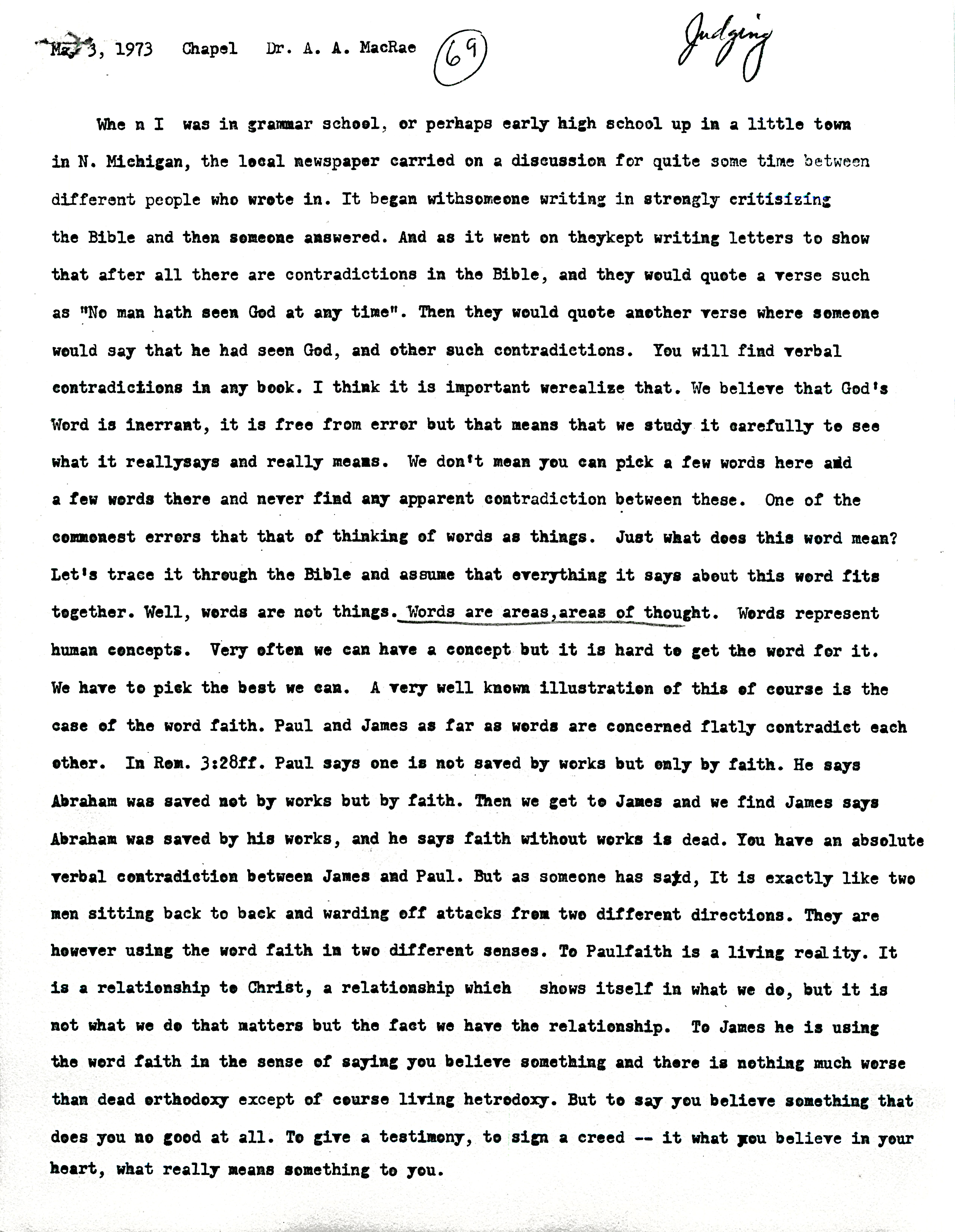 Page One