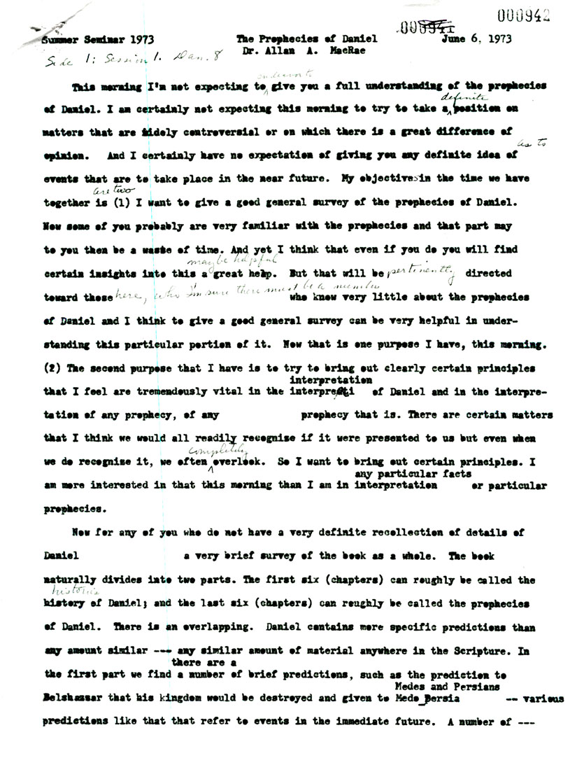 Page One