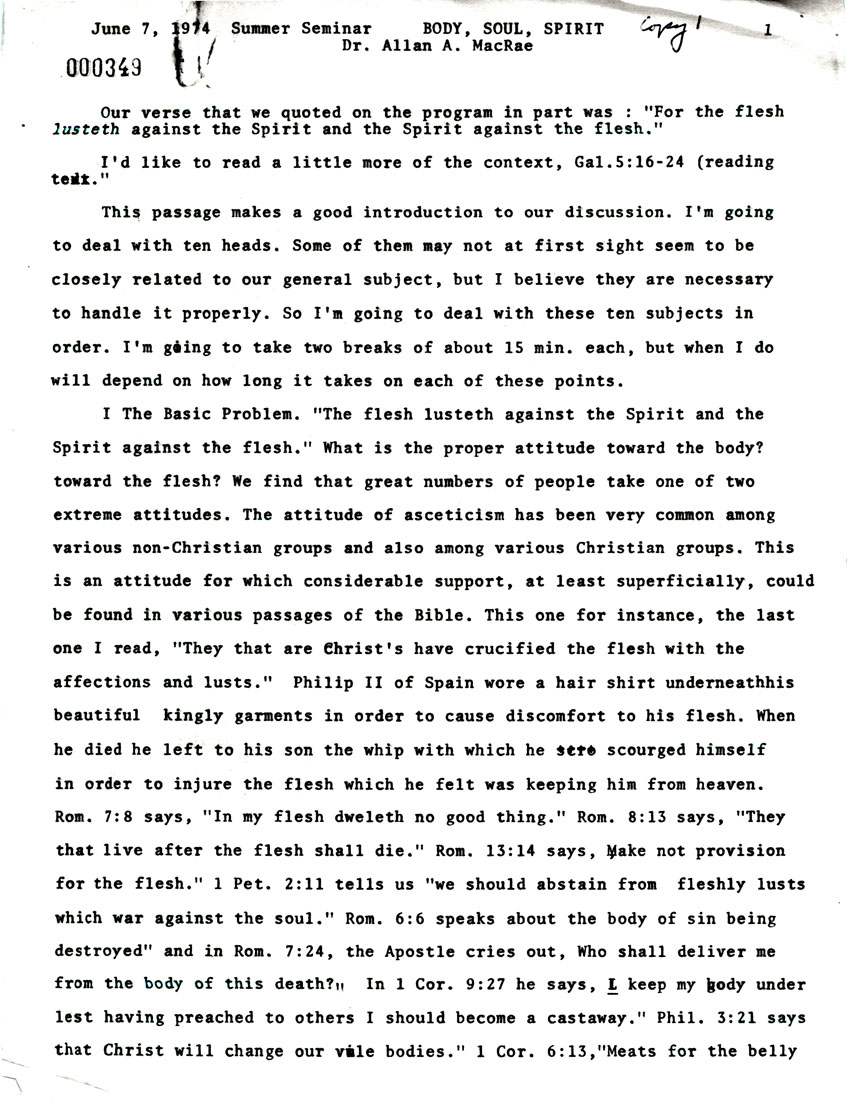 Page One