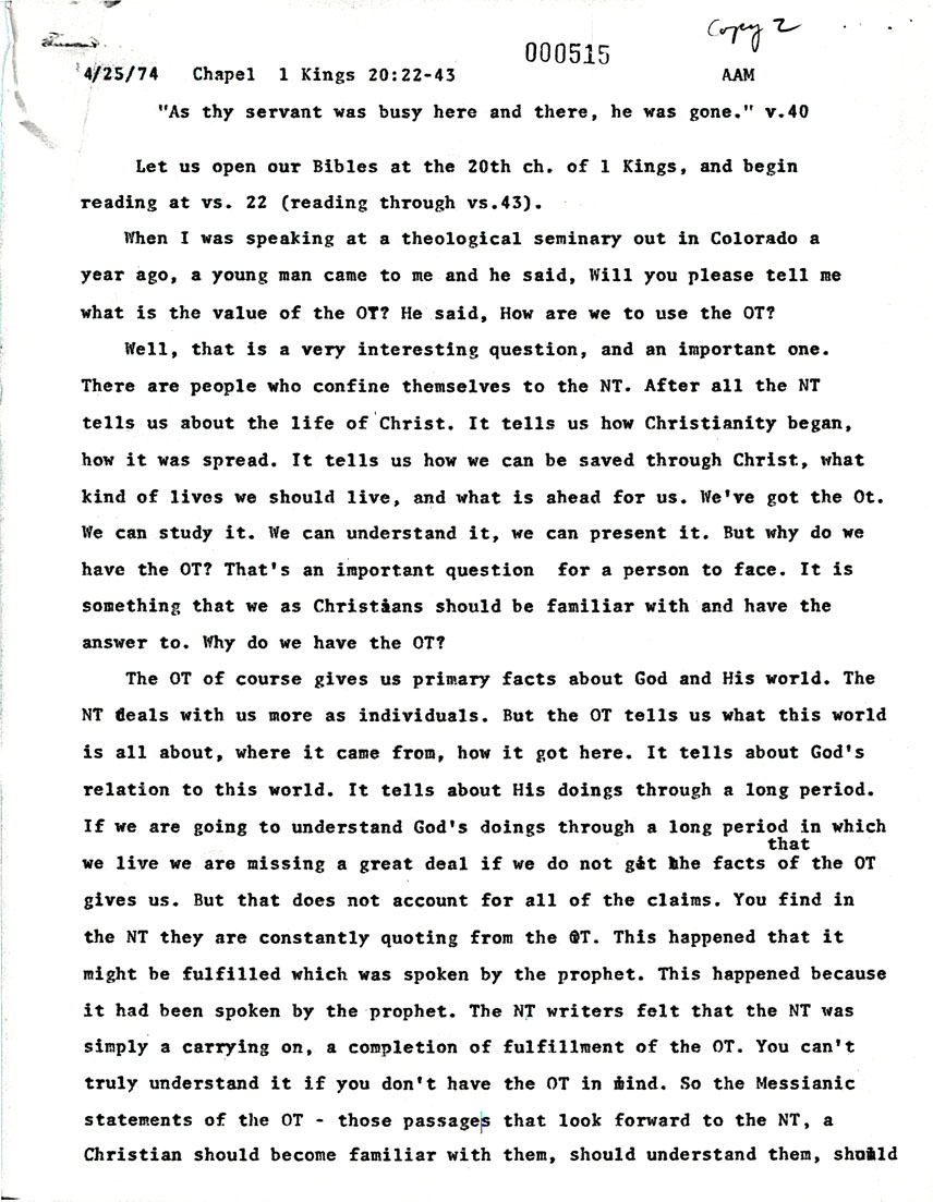 Page One