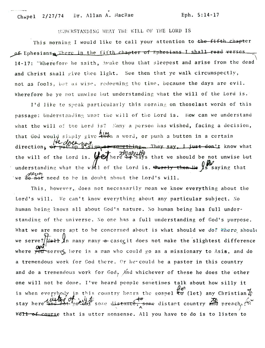 Page One