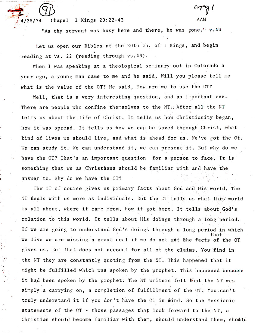 Page One