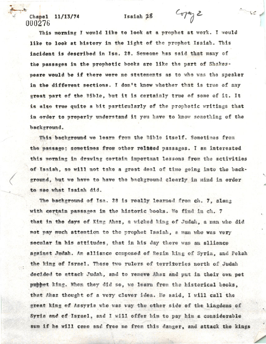 Page One