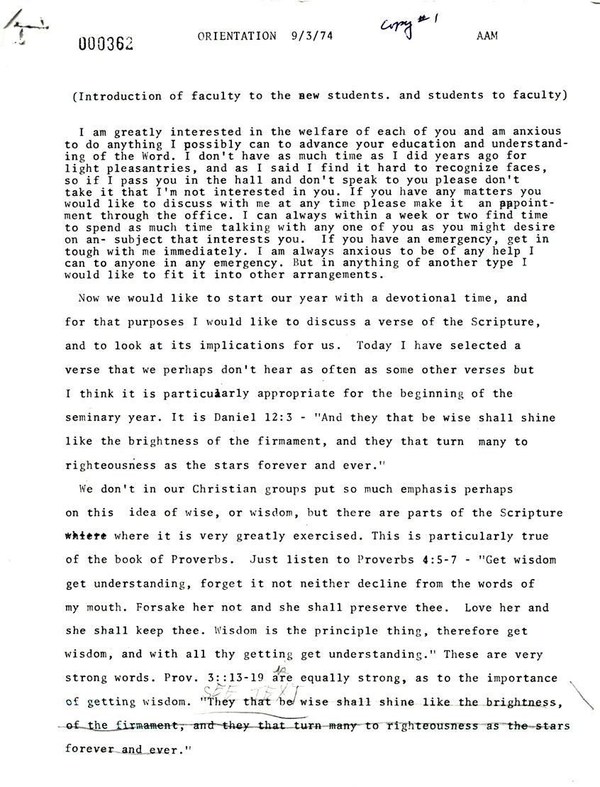Page One