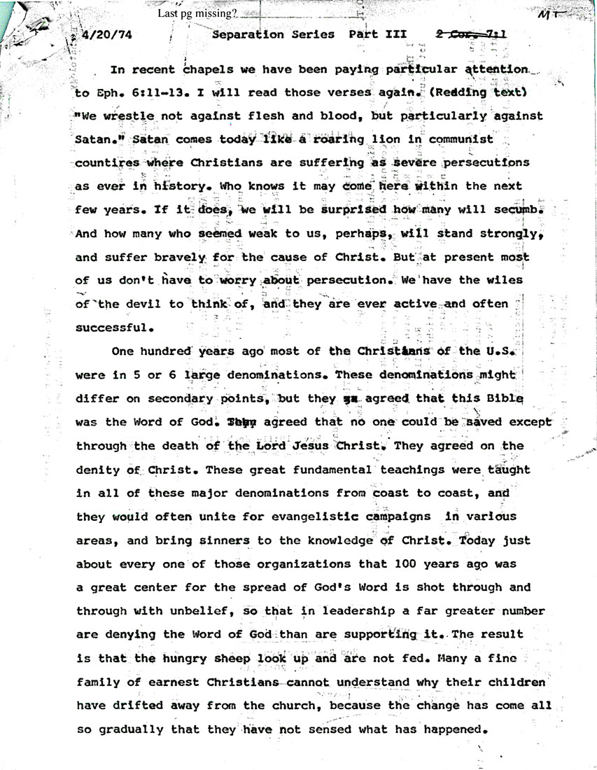 Page One