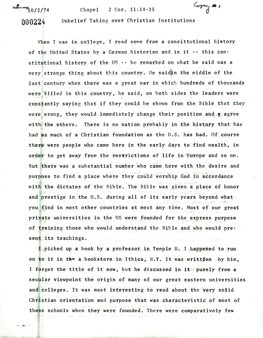 Page One