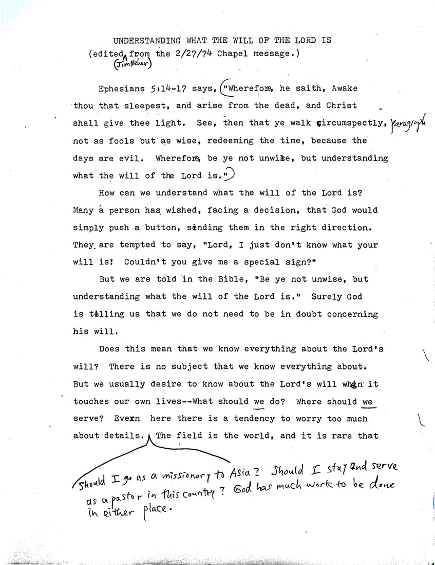Page One