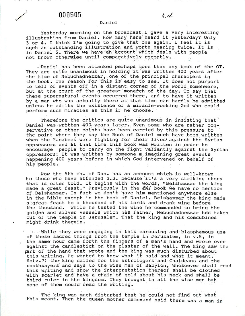 Page One