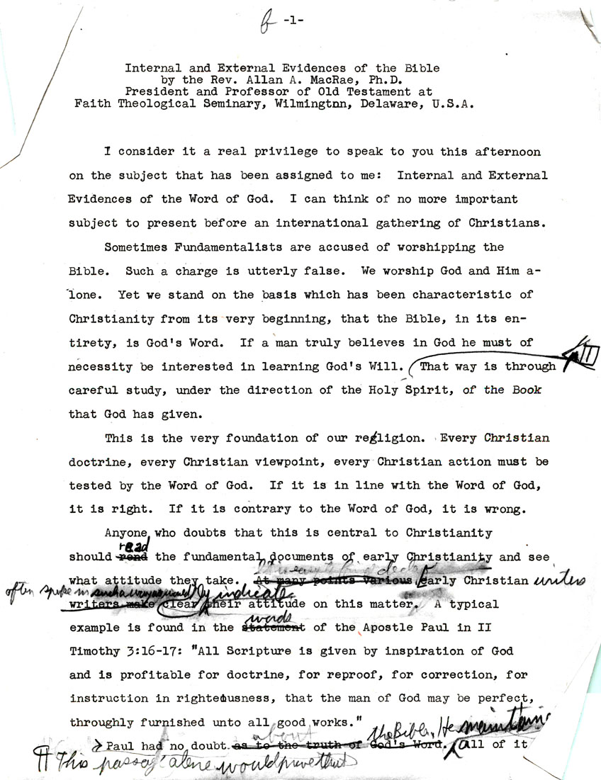 Page One