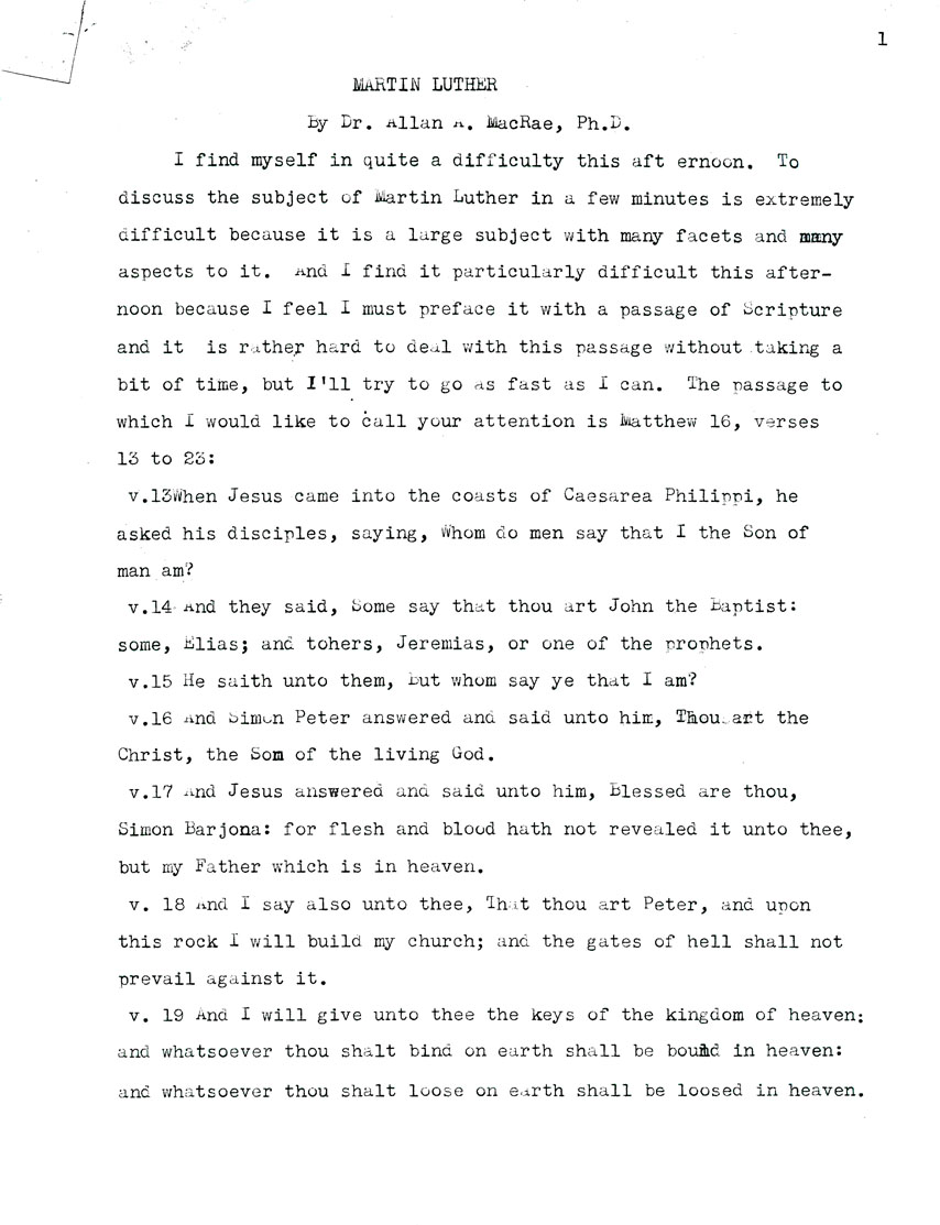 Page One