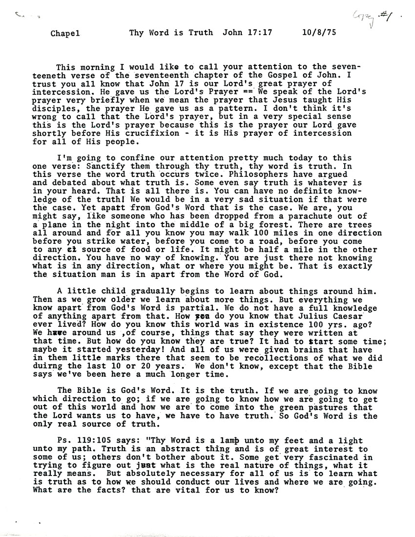 Page One