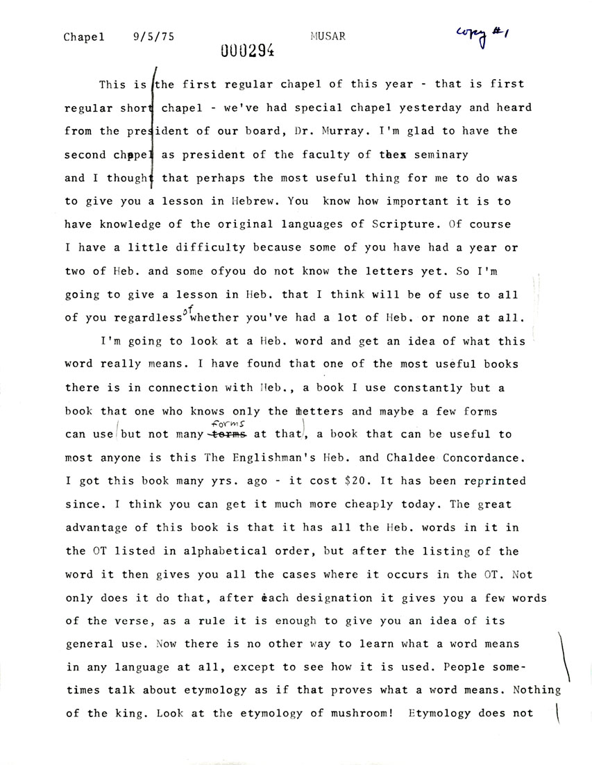 Page One
