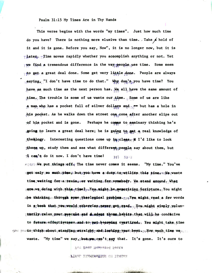 Page One