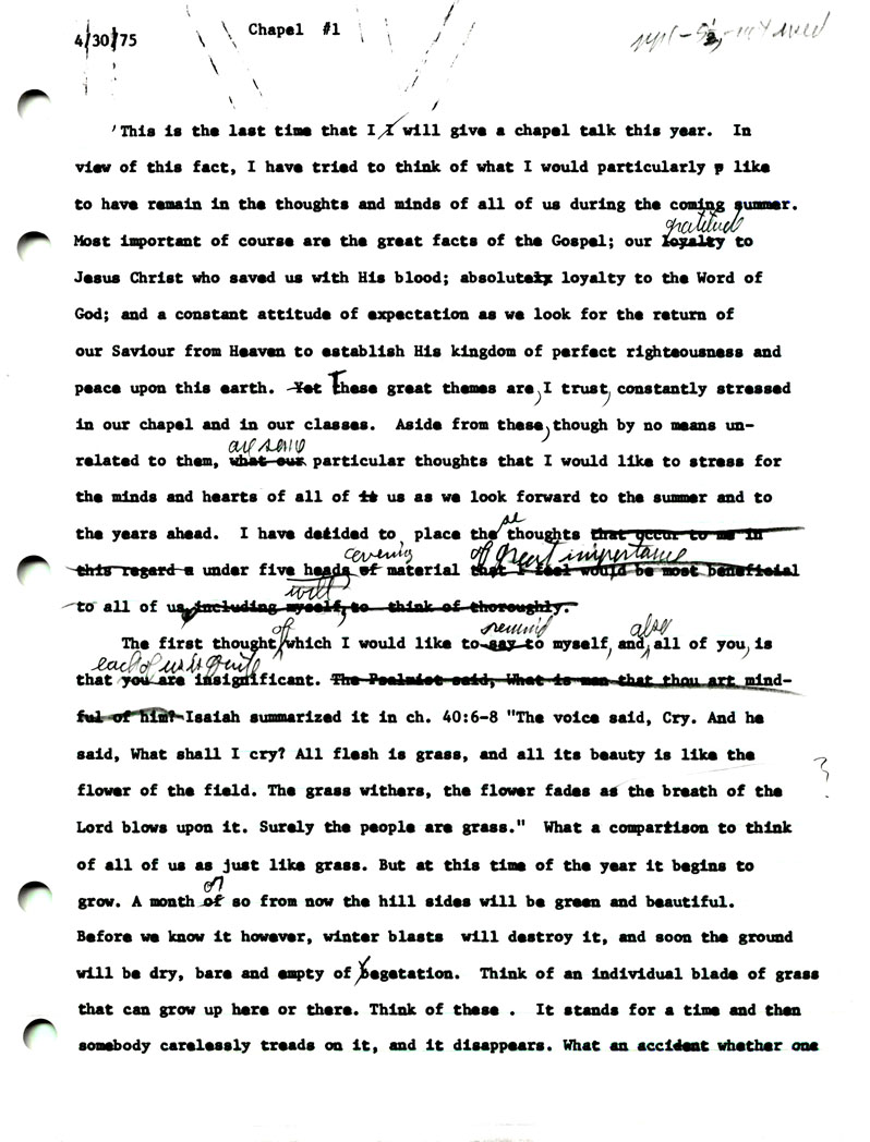 Page One