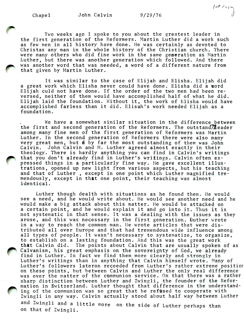 Page One
