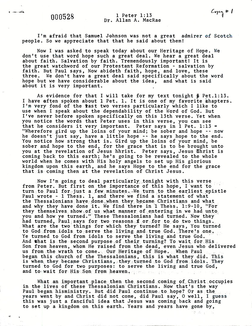 Page One