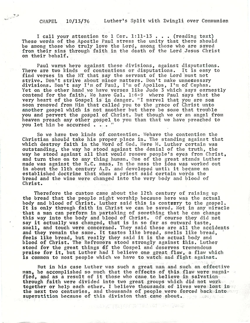 Page One