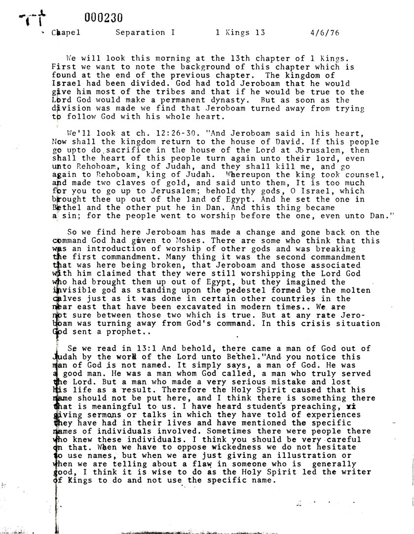 Page One