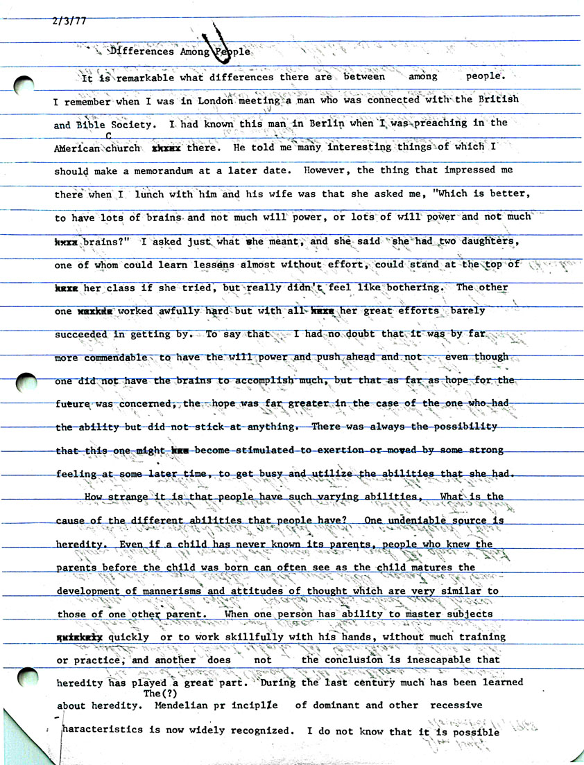 Page One