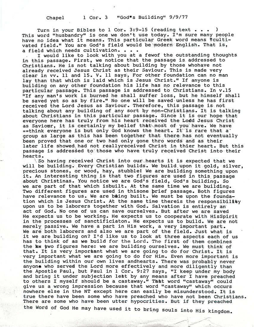 Page One