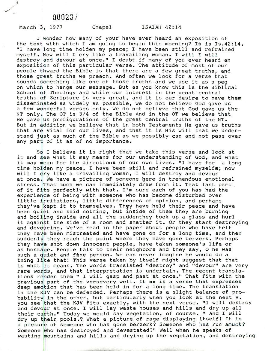 Page One