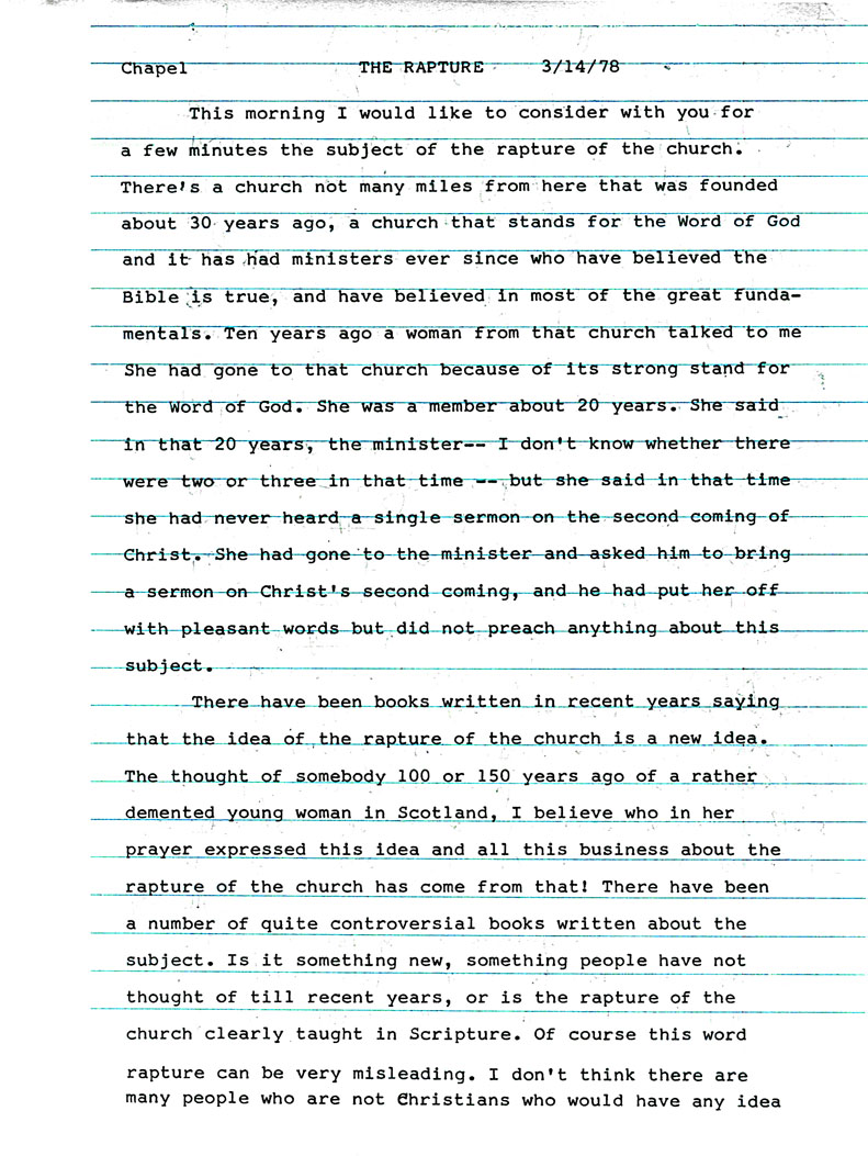 Page One