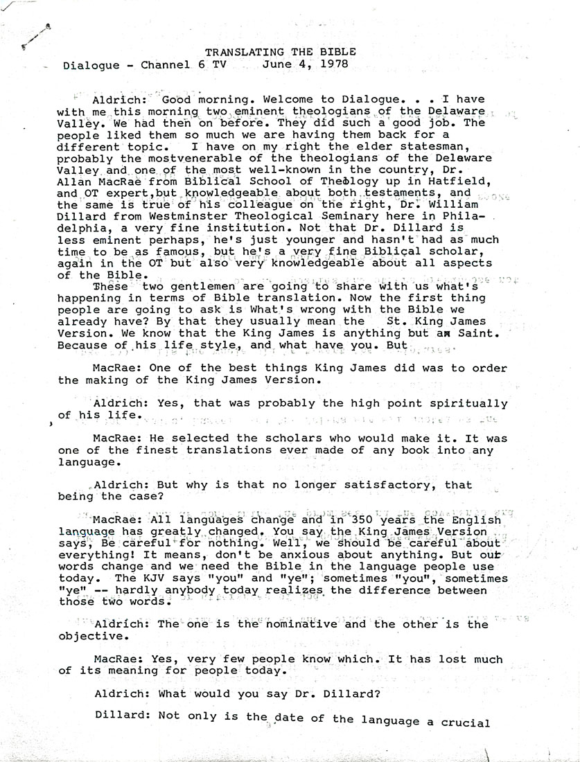 Page One