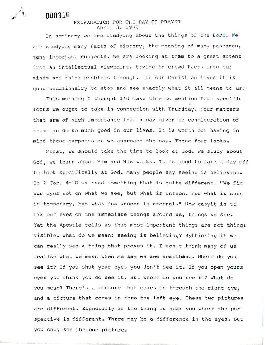 Page One