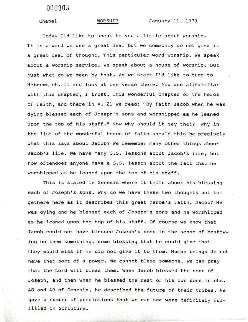 Page One
