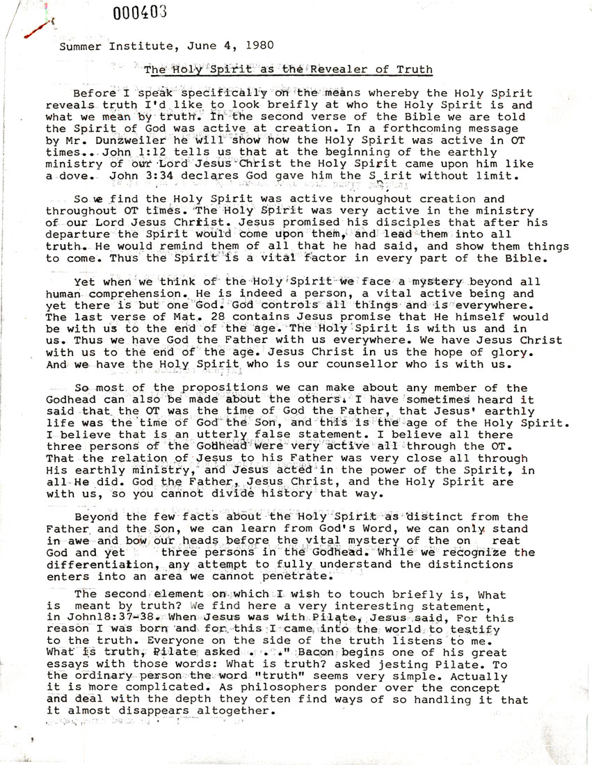 Page One