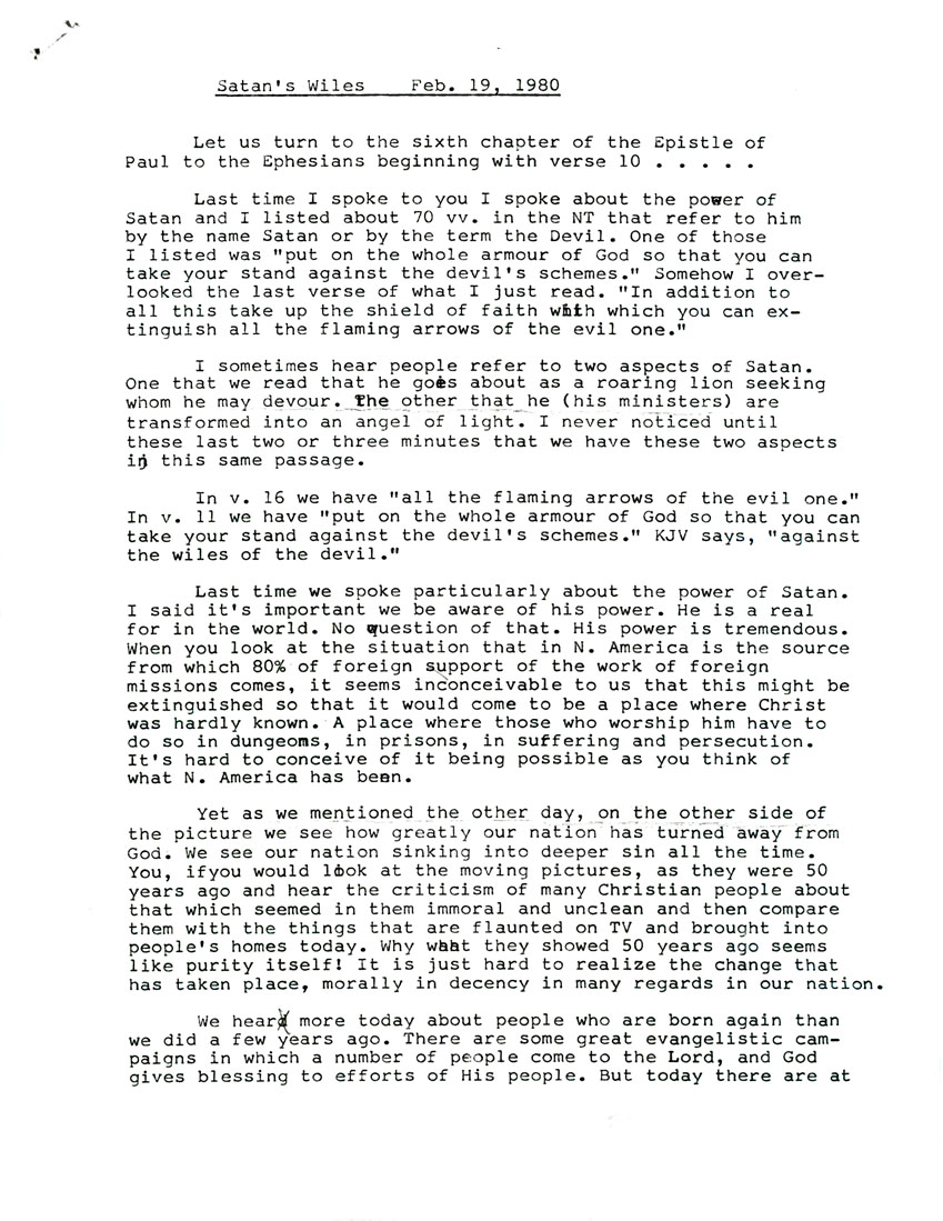 Page One