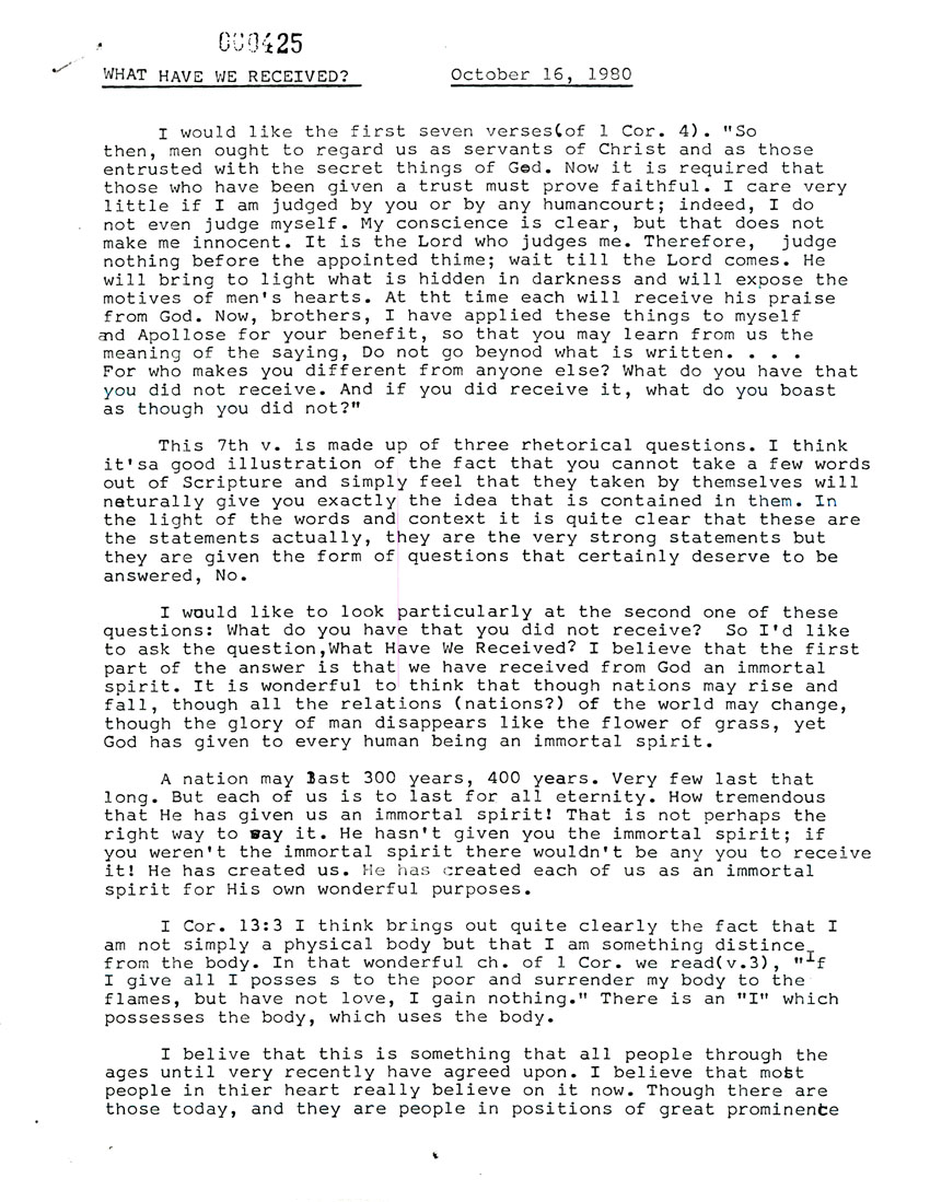 Page One