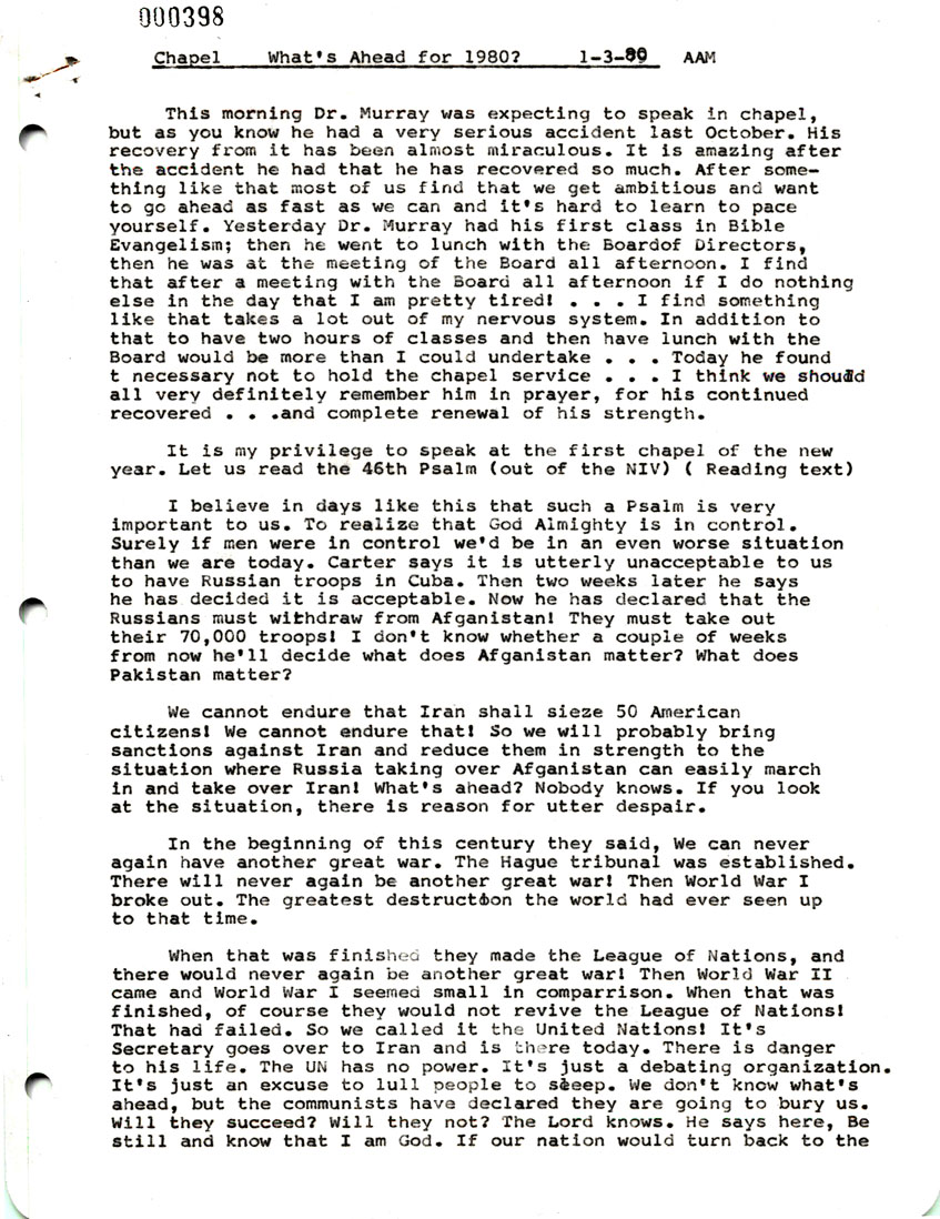 Page One