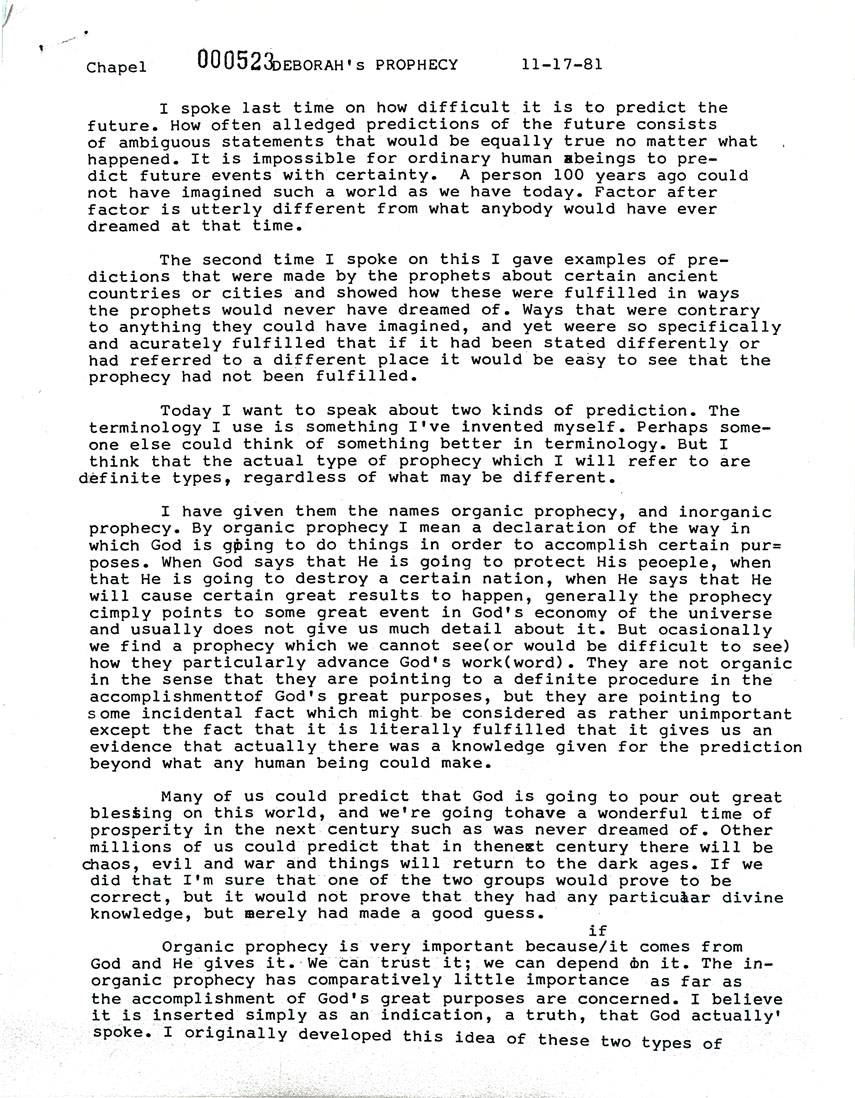 Page One