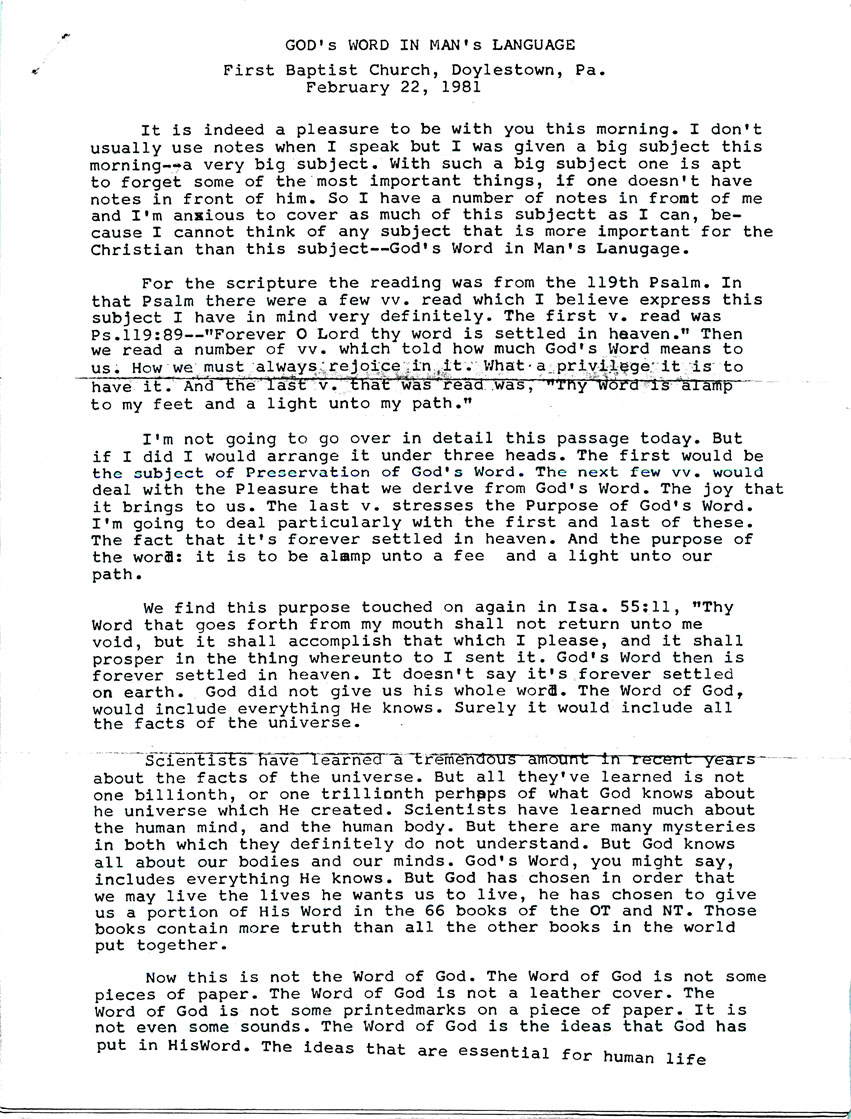 Page One