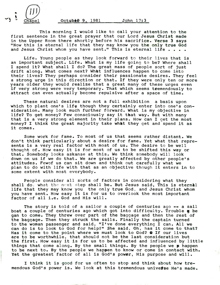 Page One