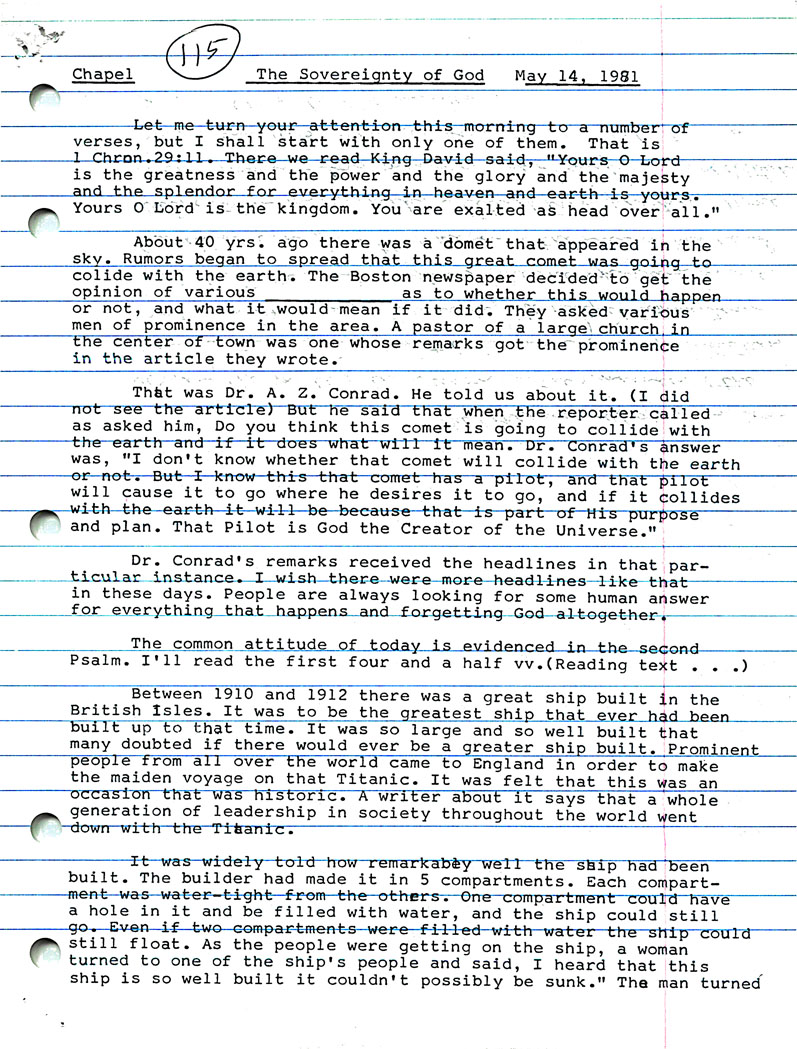 Page One