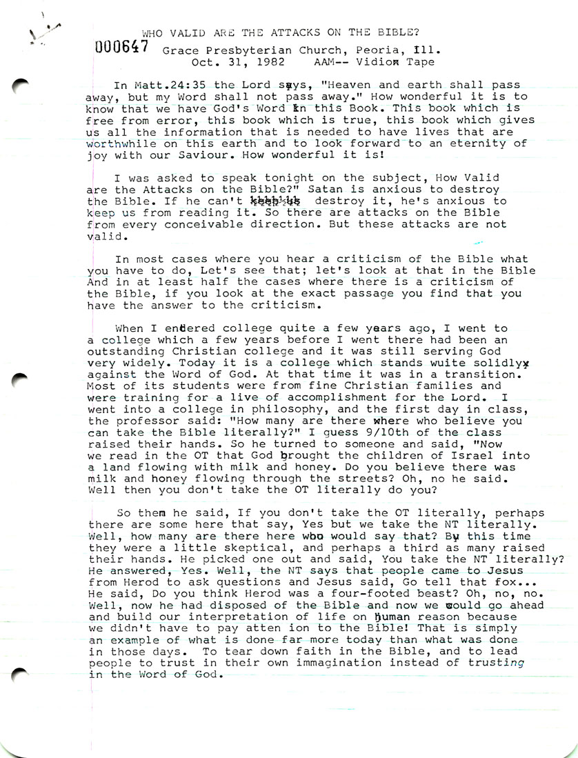 Page One