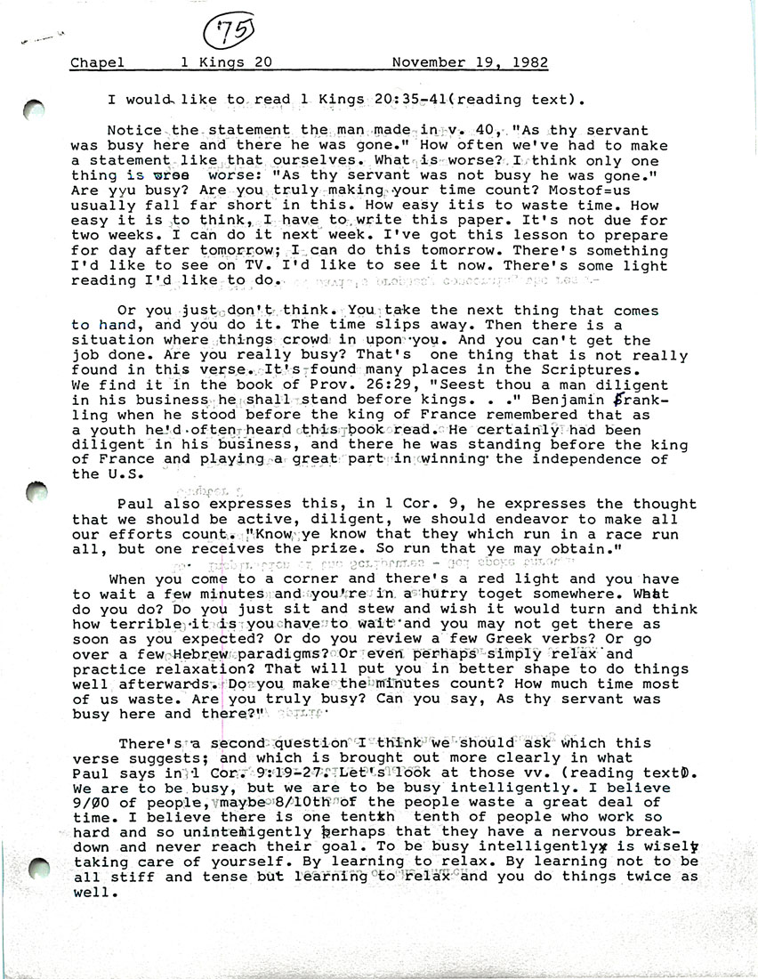 Page One