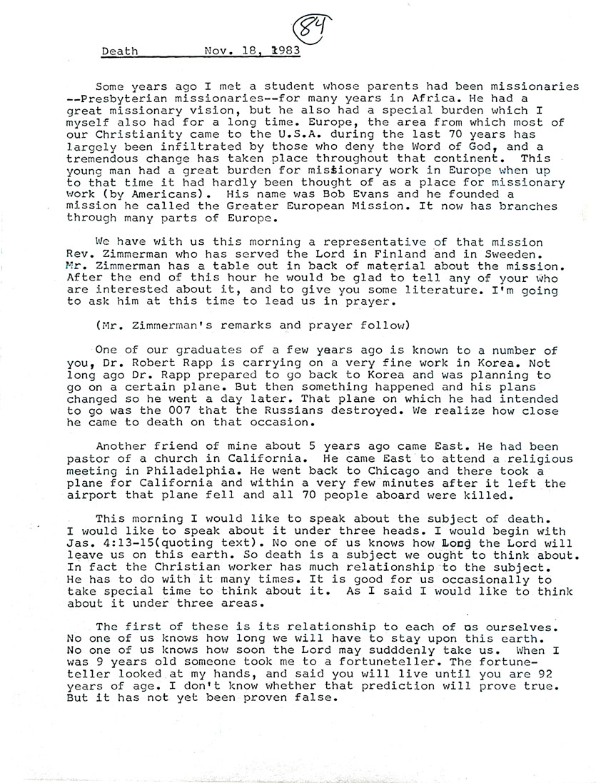 Page One