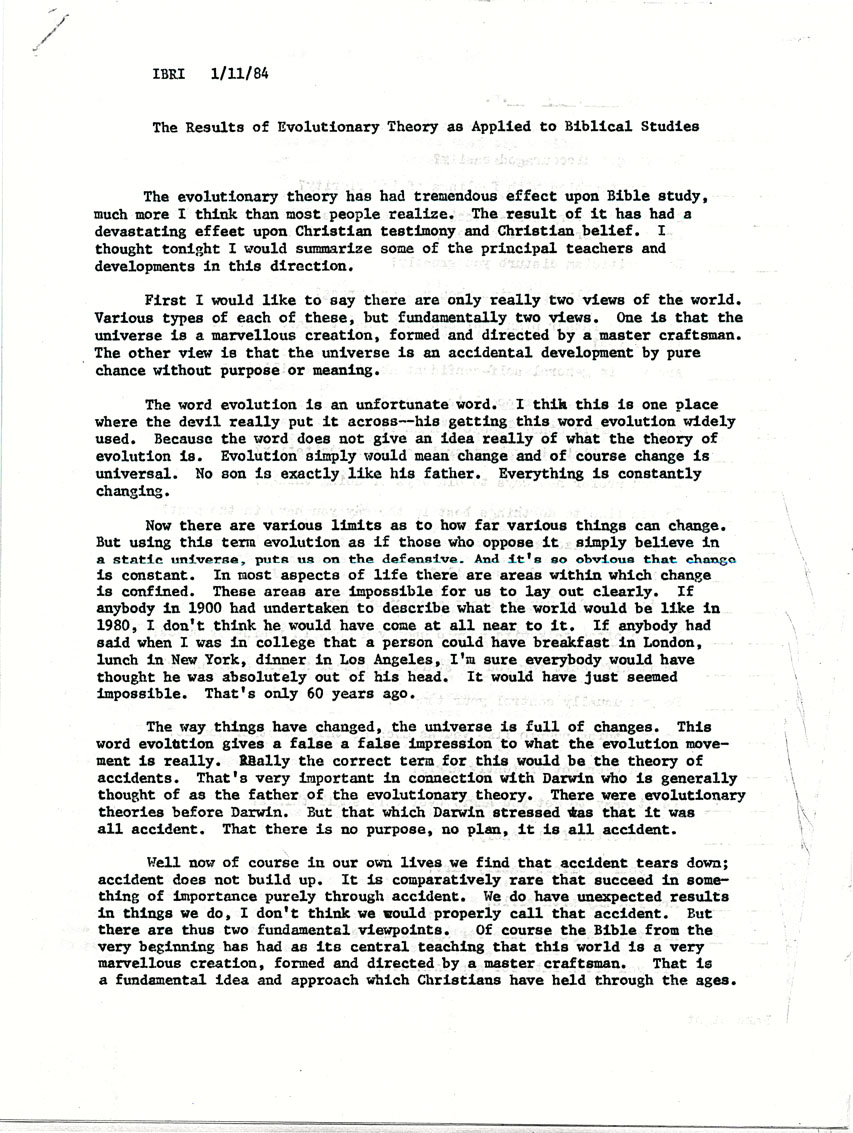 Page One