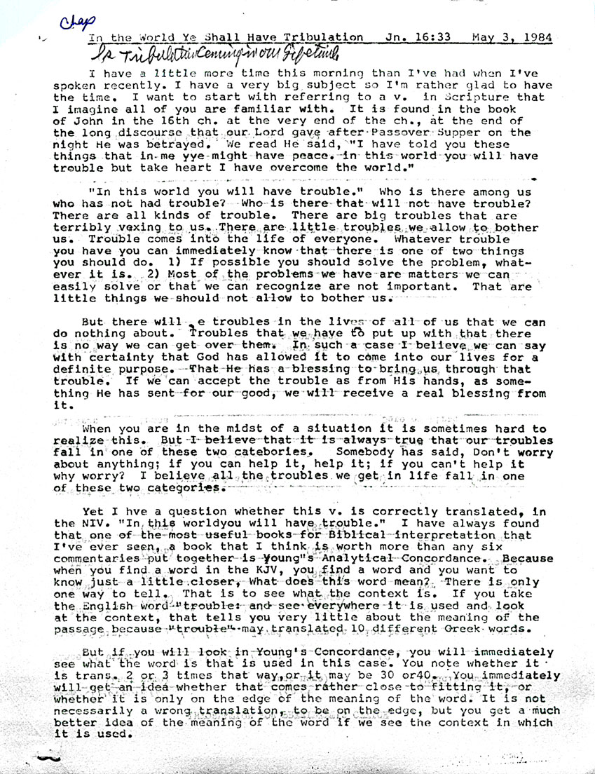 Page One