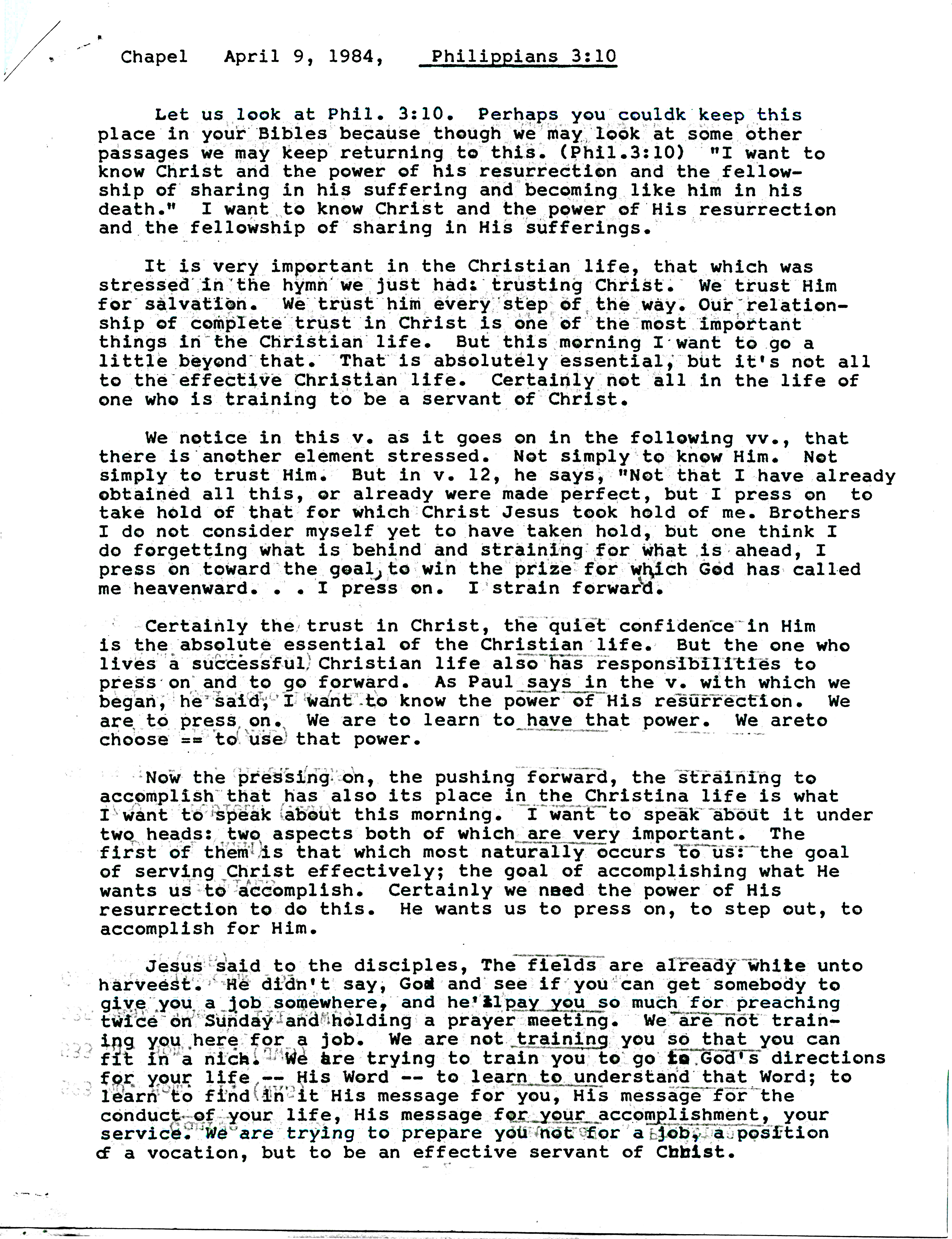 Page One