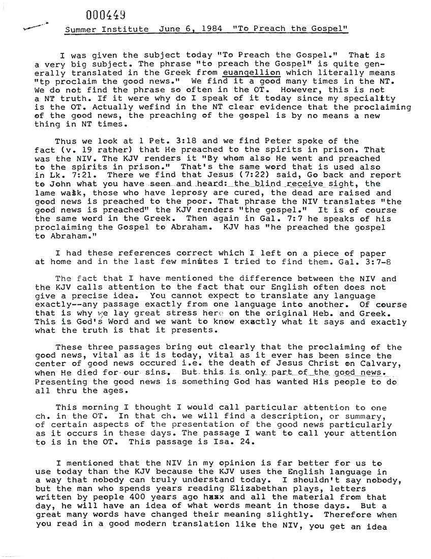 Page One