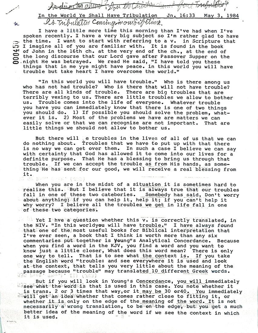Page One