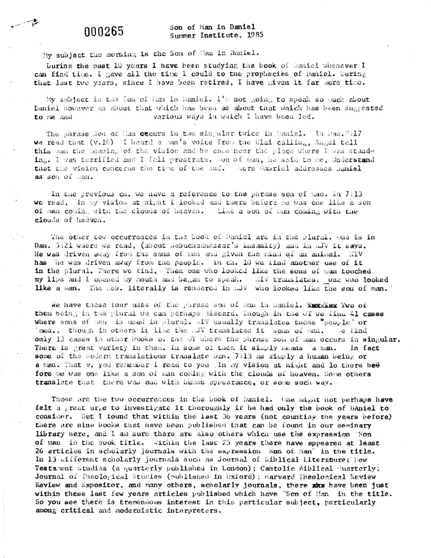 Page One