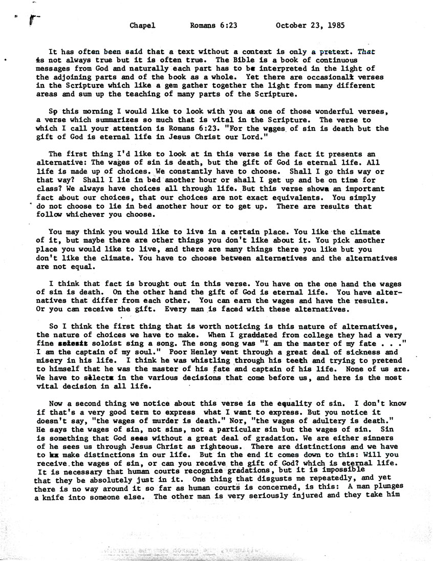 Page One